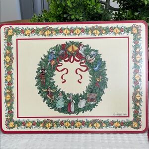 Pimpernel six piece placemat 12 days of Christmas